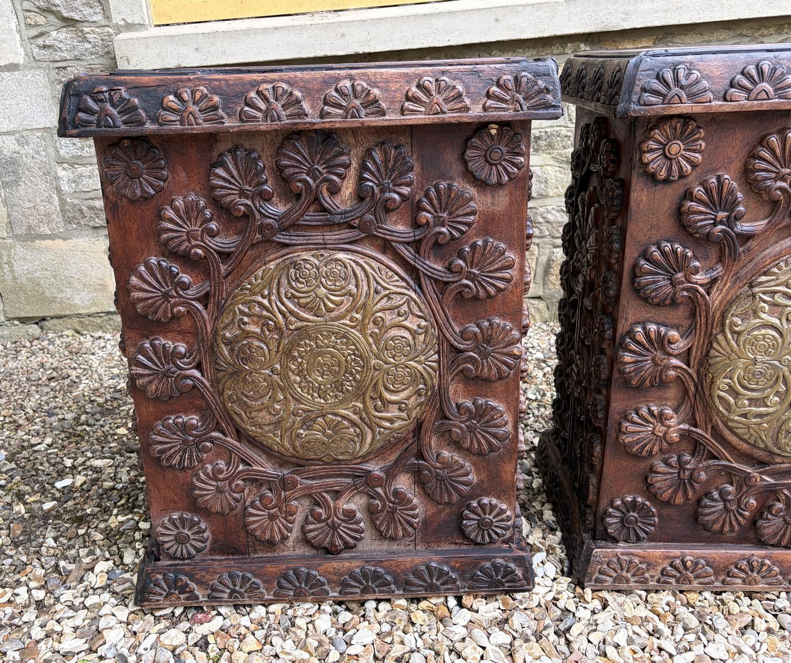 Pair Of Anglo Indian Stick Stands photo vinterior
