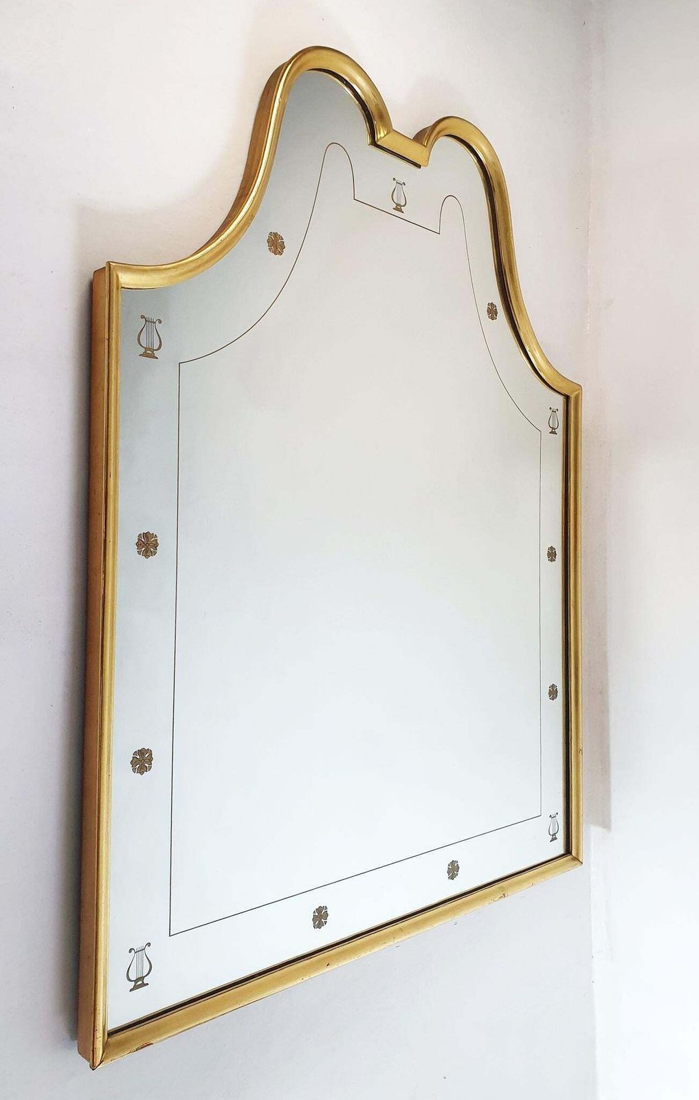 Neoclassic Full Length Mirror In The Style Of Gio Ponti, Italy photo buy