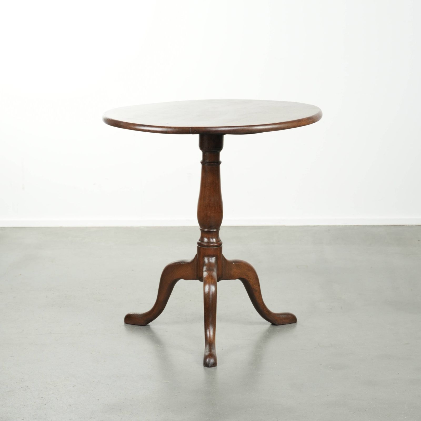 Antieke Engelse Eiken Klaptafel / Bijzettafel, Eind 18e Eeuw, Met Mooie Warme Kleuren