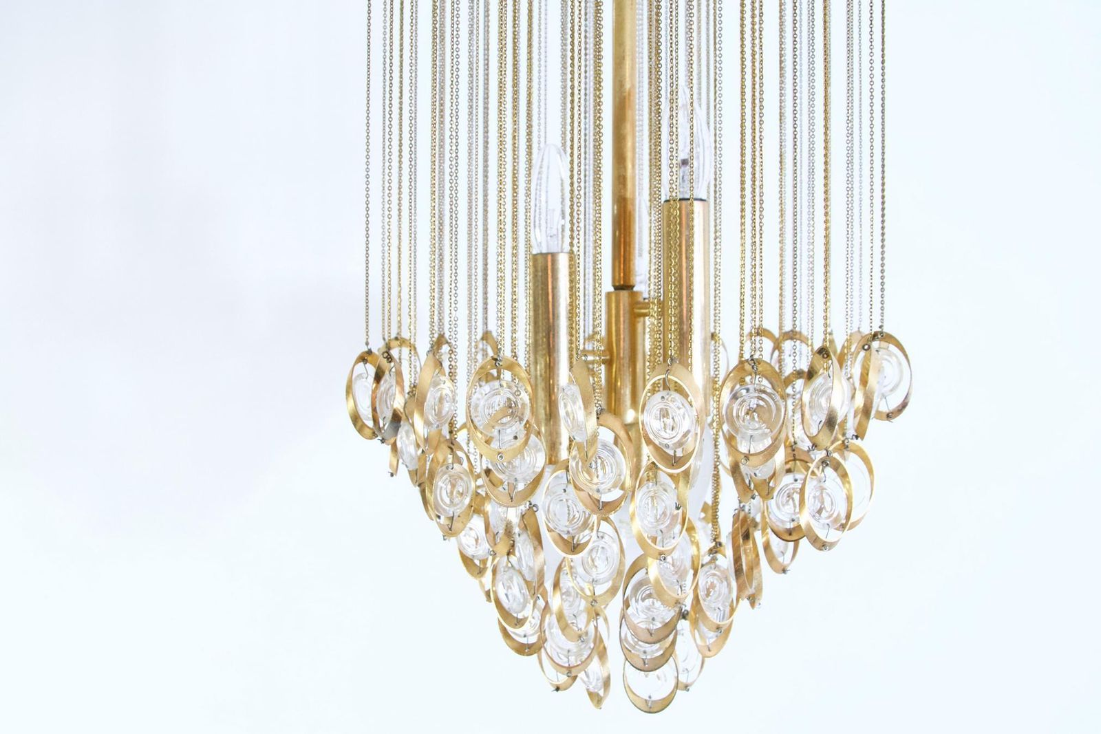 Extra Large Mid Century Modern Chandelier, Murano Glass, Italy, 1960s photo furniture