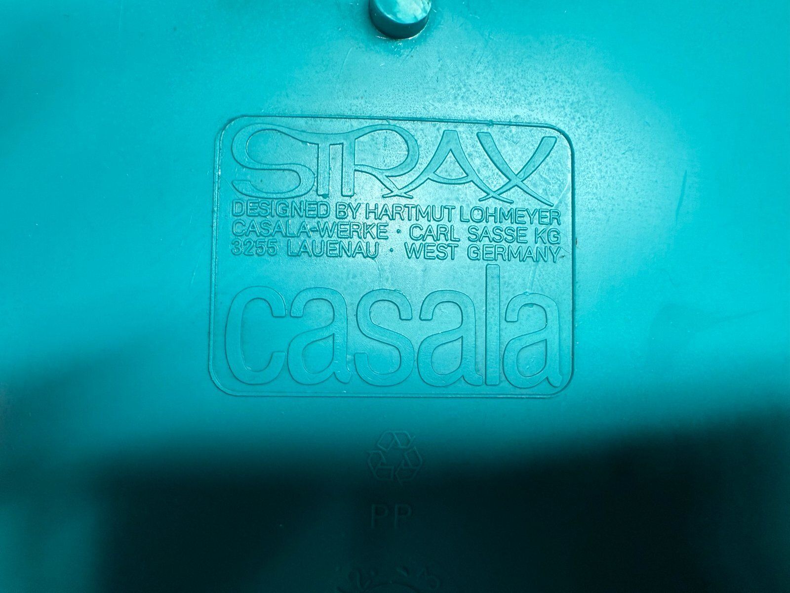 Strax Chairs In Turquoise By Hartmut Lohmeyer For Casala, 1981, Set Of 6 photo vintage