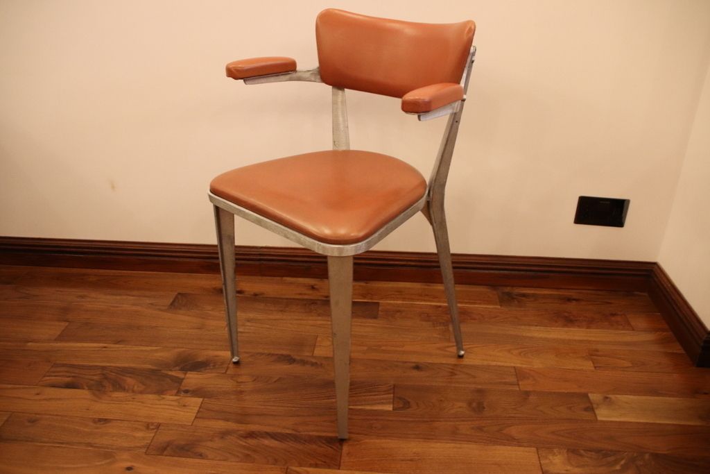 10 Ernest Race Dining Chairs, 1950s photo vintage