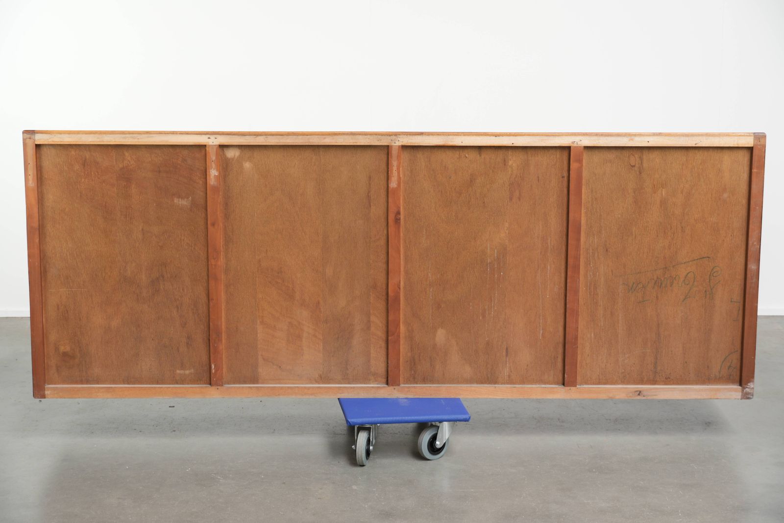 Grote Vintage Houten Toonbank/Vitrinekast/Museumkast Met Opvallende Uitstraling photo Meubels