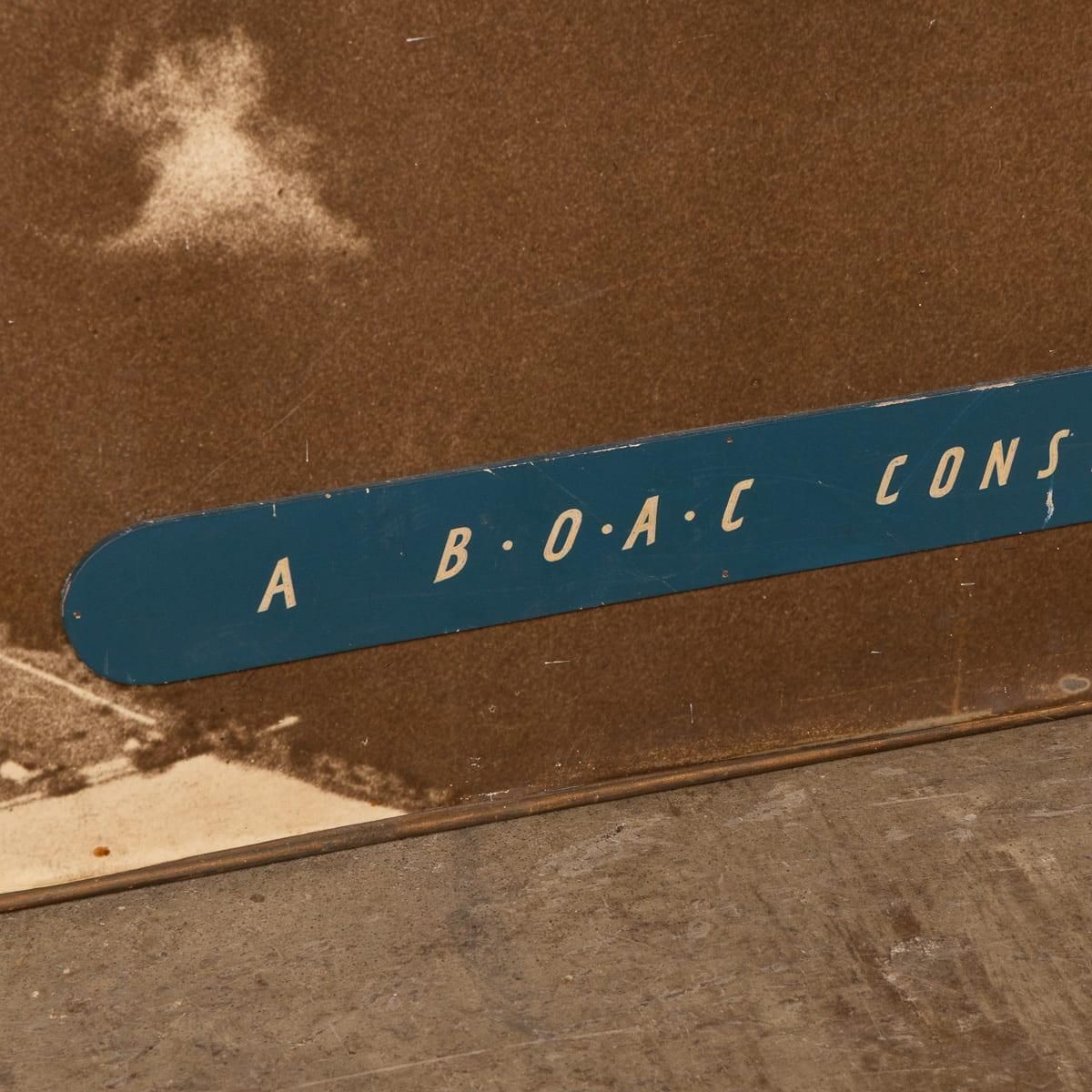 photo for sale Vintage 20thc Large Photograph Of A Boac Constellation Speedbird C.1950