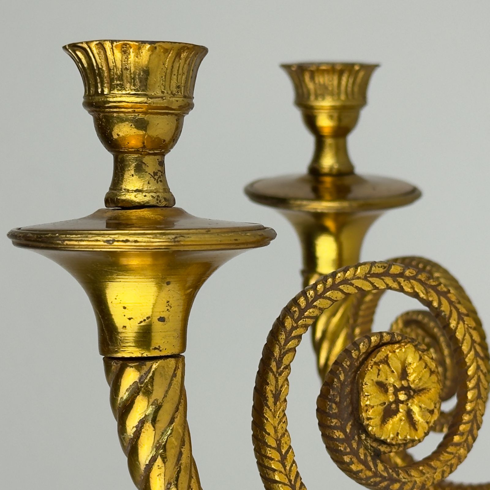 Grote bronzen wandkandelaar, Frankrijk, ca. jaren 1950 photo Woonaccessoires