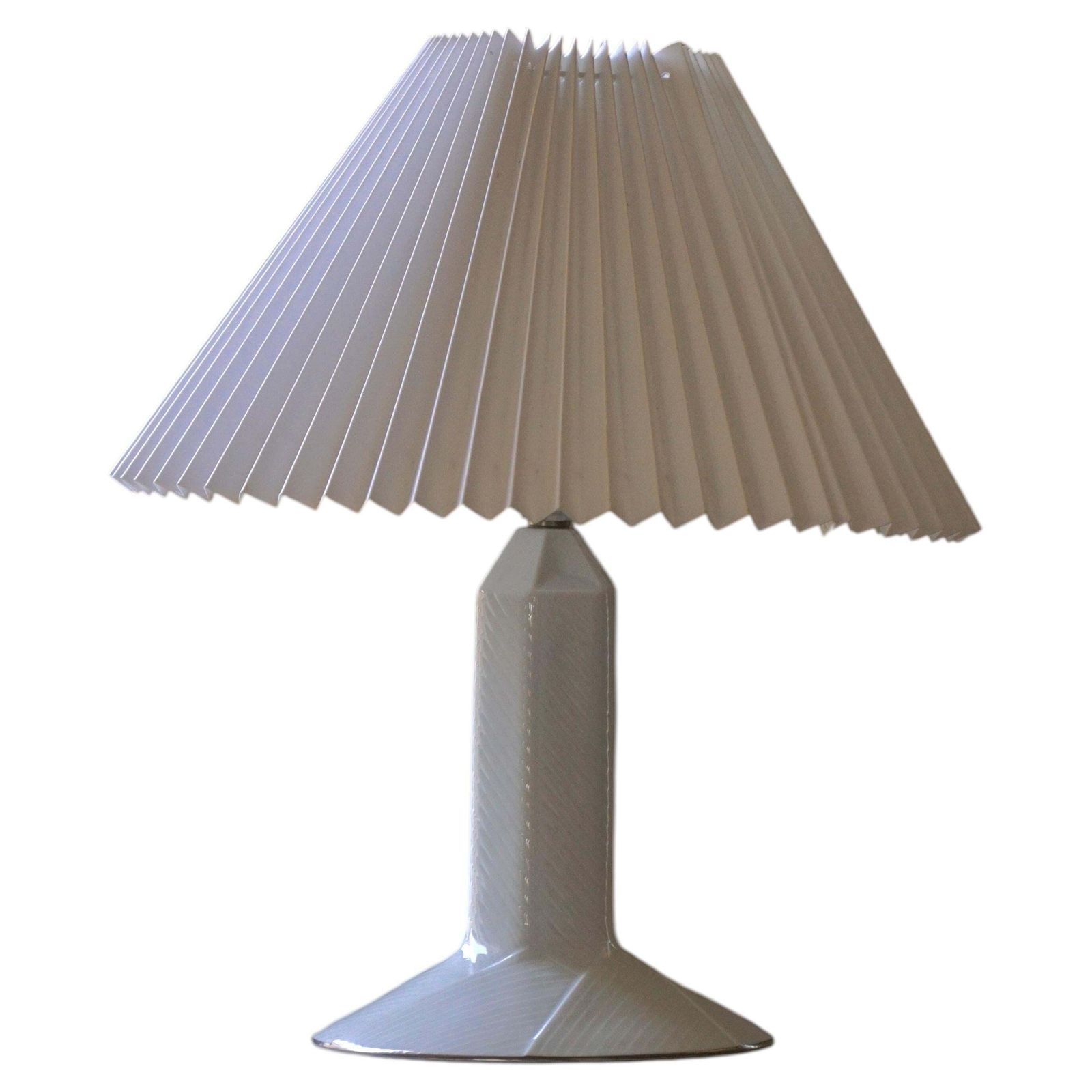 Danish Modern, Royal Copenhagen “Luciana” Porcelain Table Lamp, Denmark, 1980s
