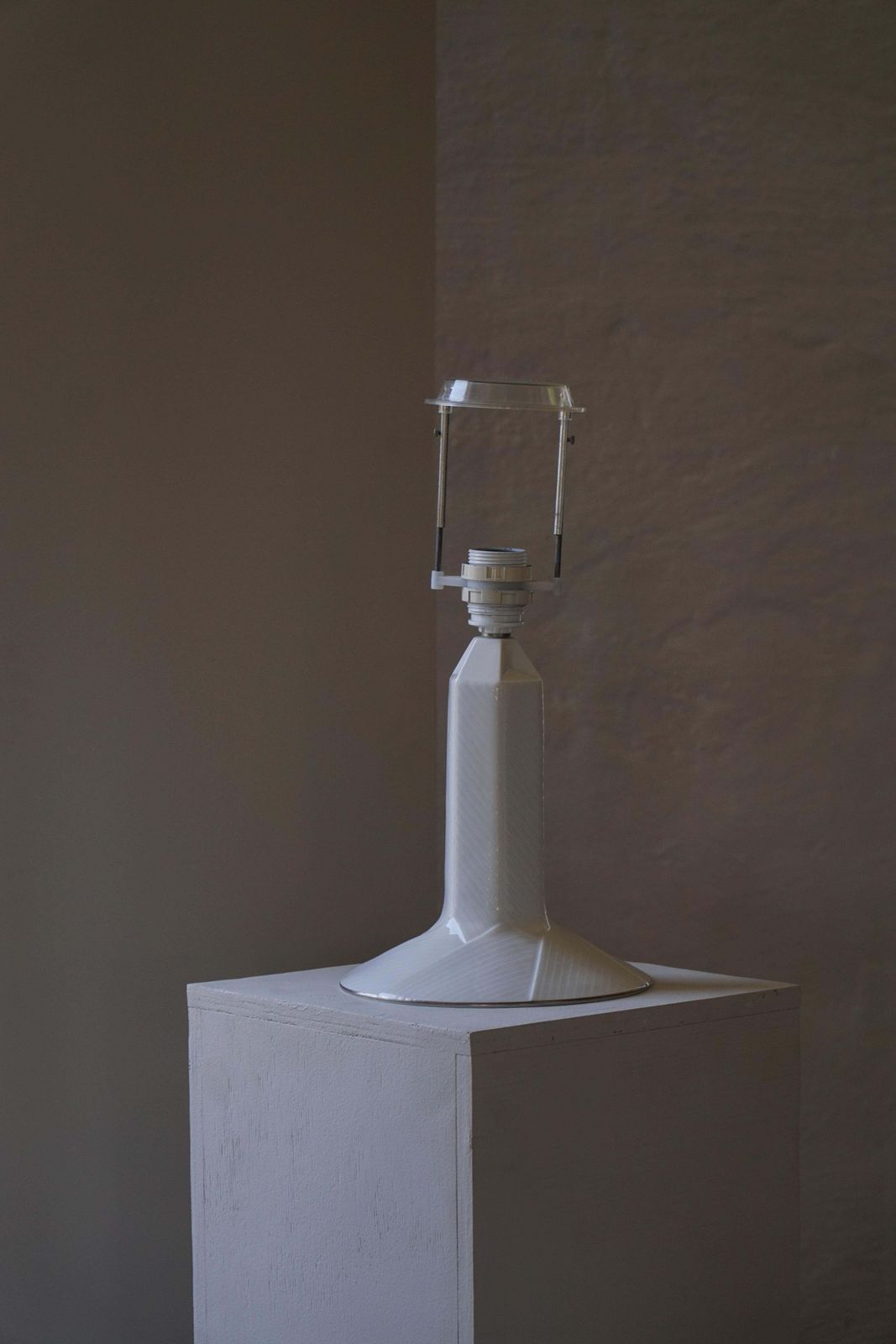 photo buy Danish Modern, Royal Copenhagen “Luciana” Porcelain Table Lamp, Denmark, 1980s