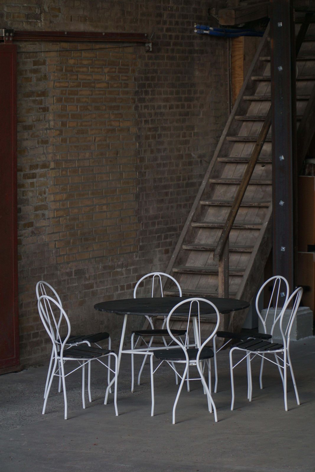 4109.0 Vintage Tore Ahlsén "Pia" Garden Set, Table & 6 Chairs, Swedish Modern, 1990s photo
