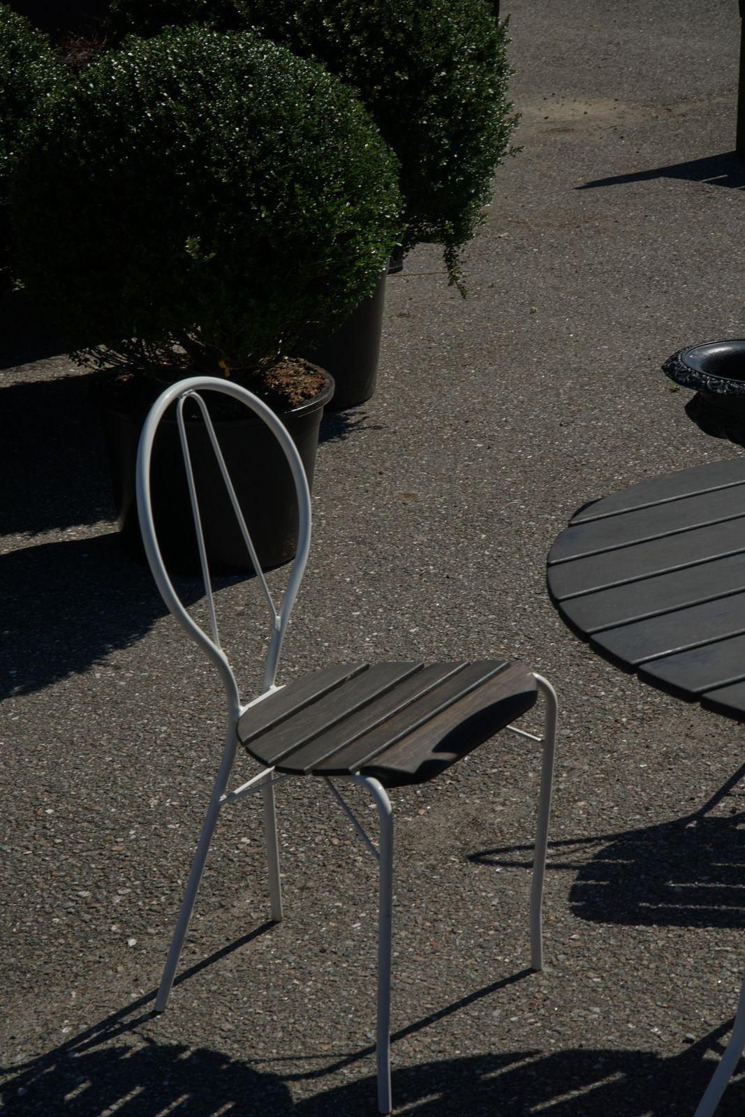photo buy Vintage Tore Ahlsén "Pia" Garden Set, Table & 6 Chairs, Swedish Modern, 1990s