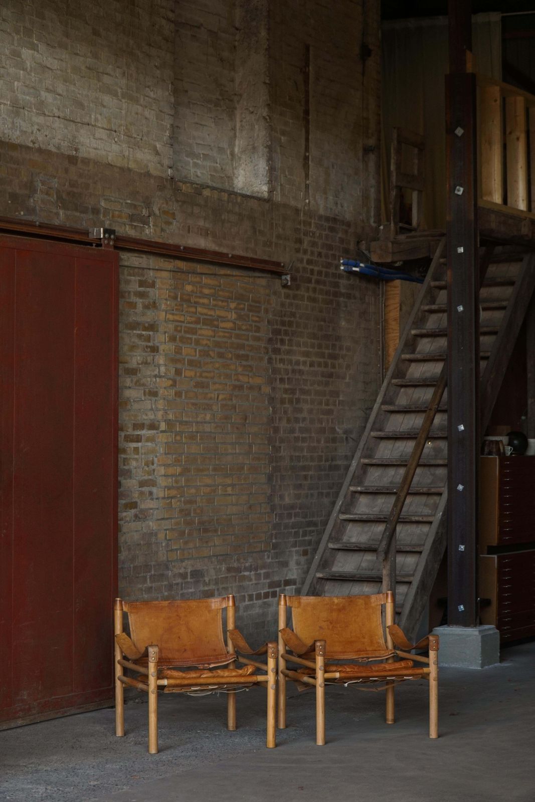 Arne Norell, Pair Of Sirocco Lounge Chairs, Leather & Ash, Ab Aneby, 1960s photo furniture