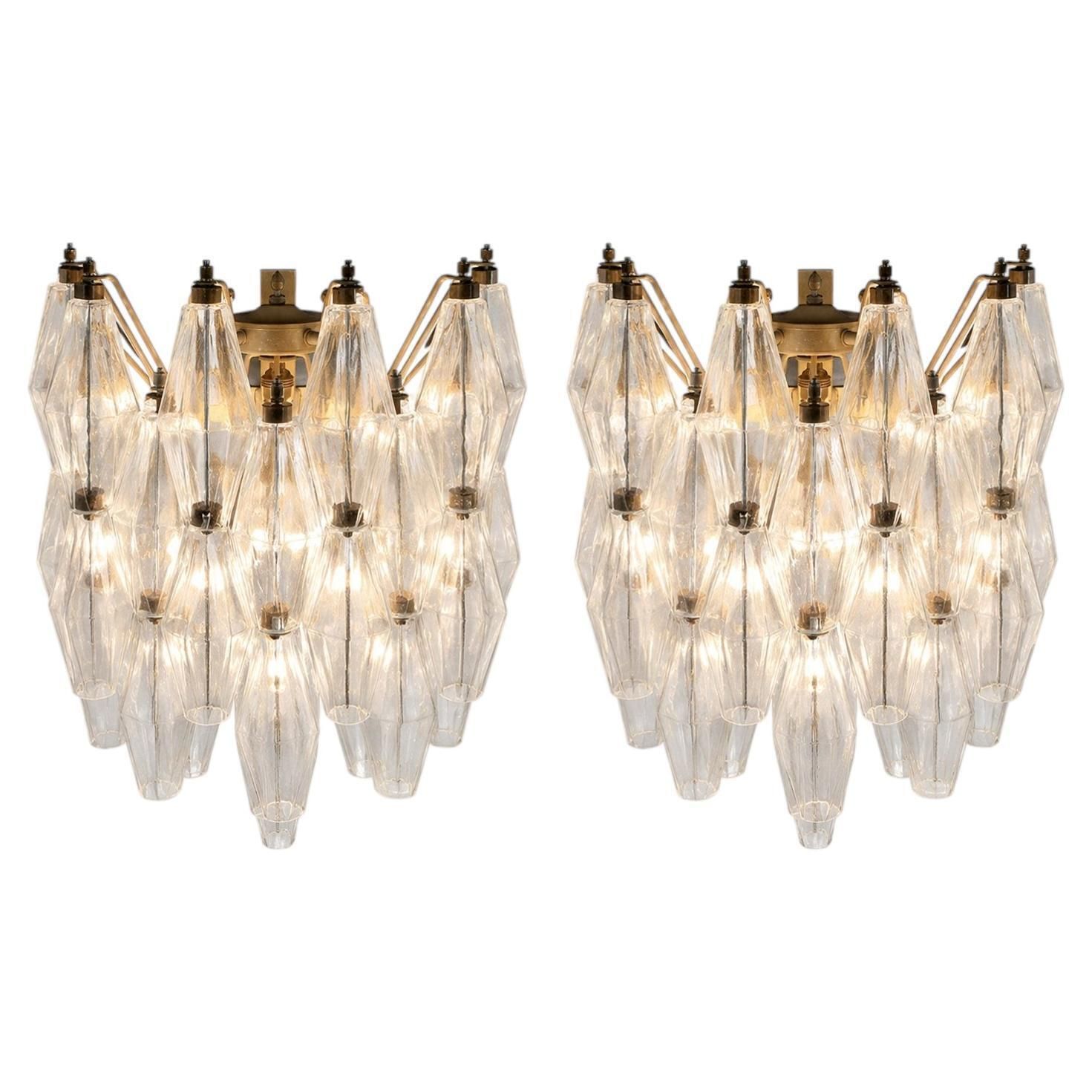Pair Italian Murano Sconces photo furniture