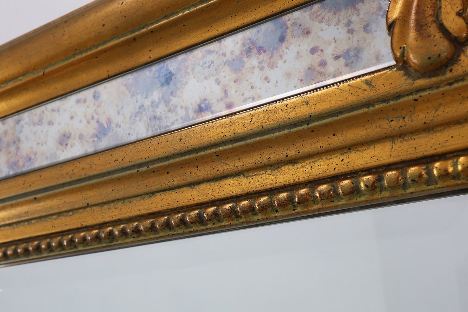 Home Decor 20th Century Baroque Gilt Mirror By Deknudt, Belgium, 1960s photo
