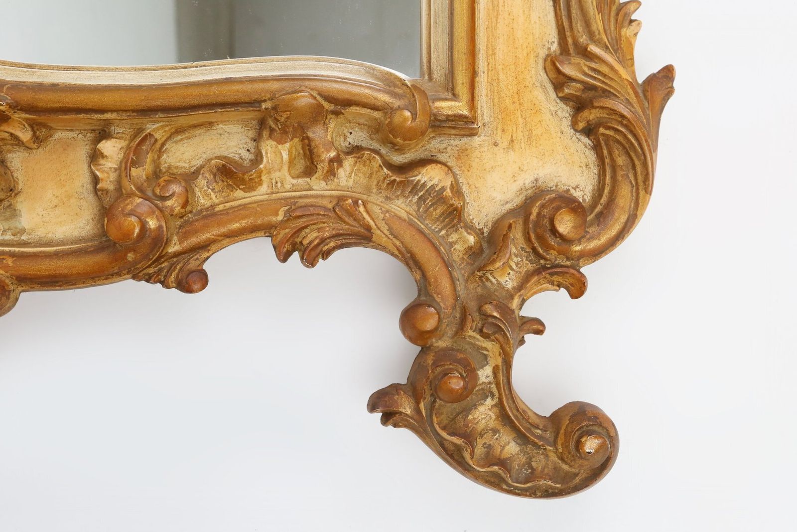 Large Rococo Gilted Mirror In Resin, Belgium, 1950s photo 1713.0