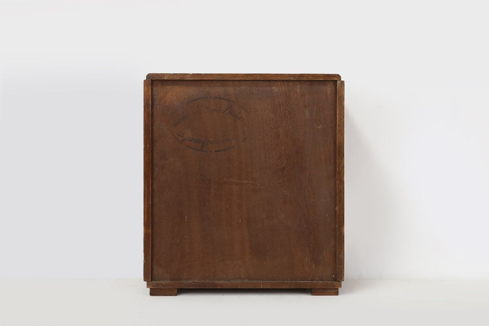 photo for sale Small Art Deco Cabinet In Wood With Mirror, 1930