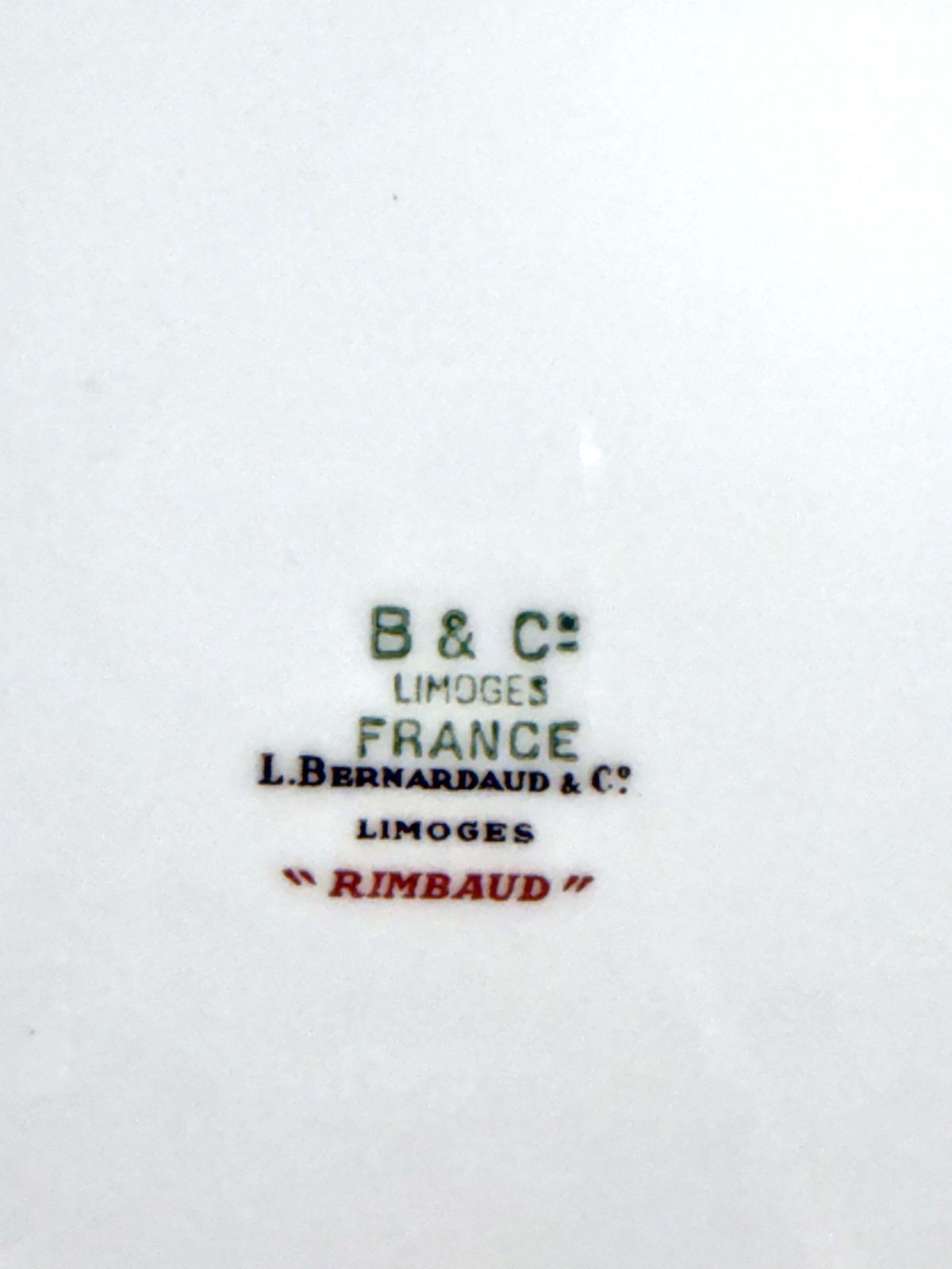 52 Piece Bernardaud Limoges “Rimbaud” Gilt Fine Porcelain Service photo vintage