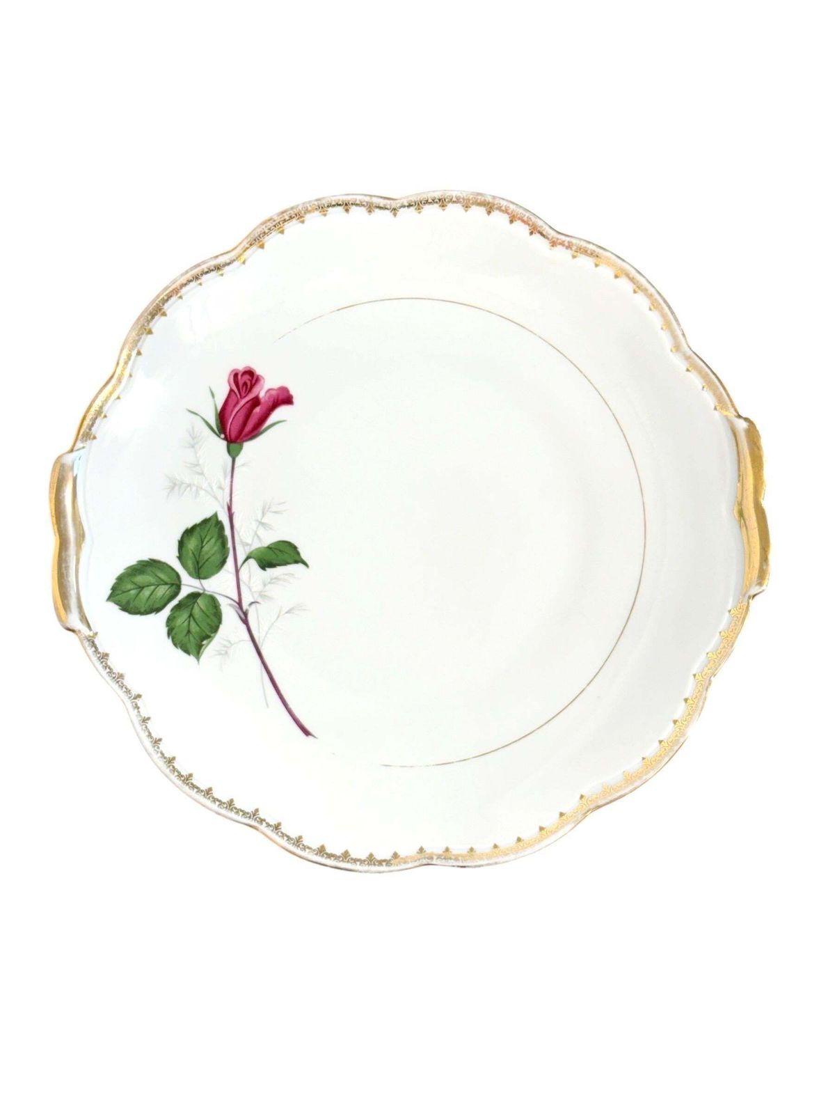 photo buy French Porcelain Dinner Service With Rose Motif, 45 Pieces