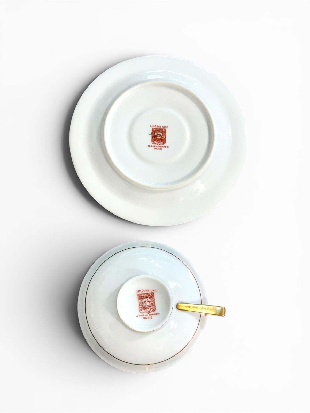 Art Deco Limoges "Unic" Porcelain Tea & Coffee Service, 44 Pieces photo vinterior