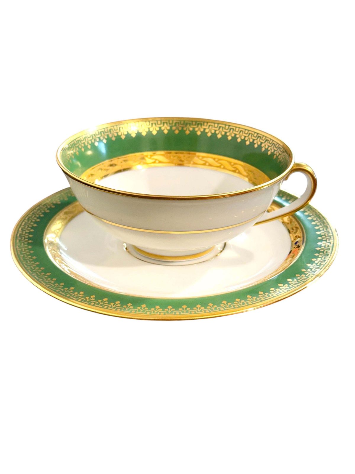 photo for sale Art Deco Limoges "Unic" Porcelain Tea & Coffee Service, 44 Pieces