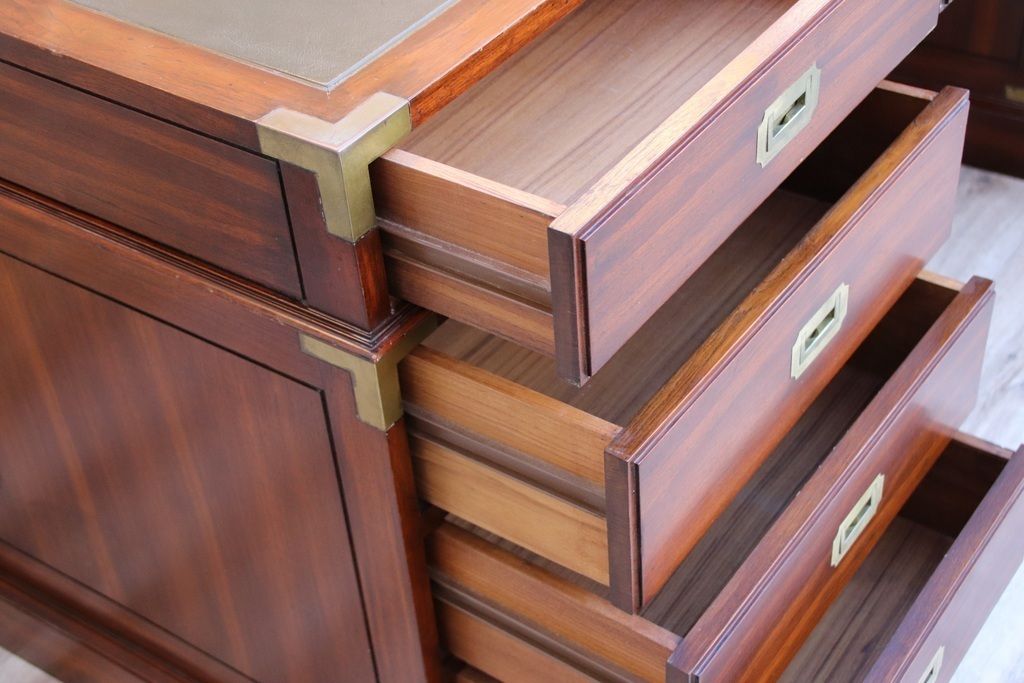 Furniture Directors Campaign Pedestal Desk photo