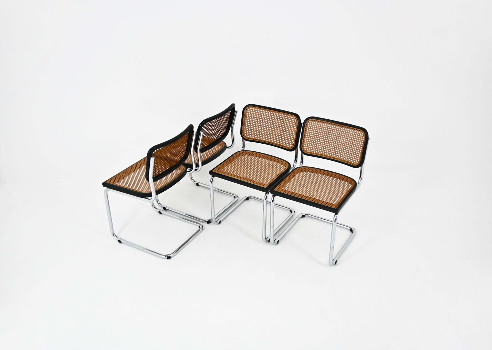 Dining Chairs Style B32 By Marcel Breuer Set Of 4 photo for sale