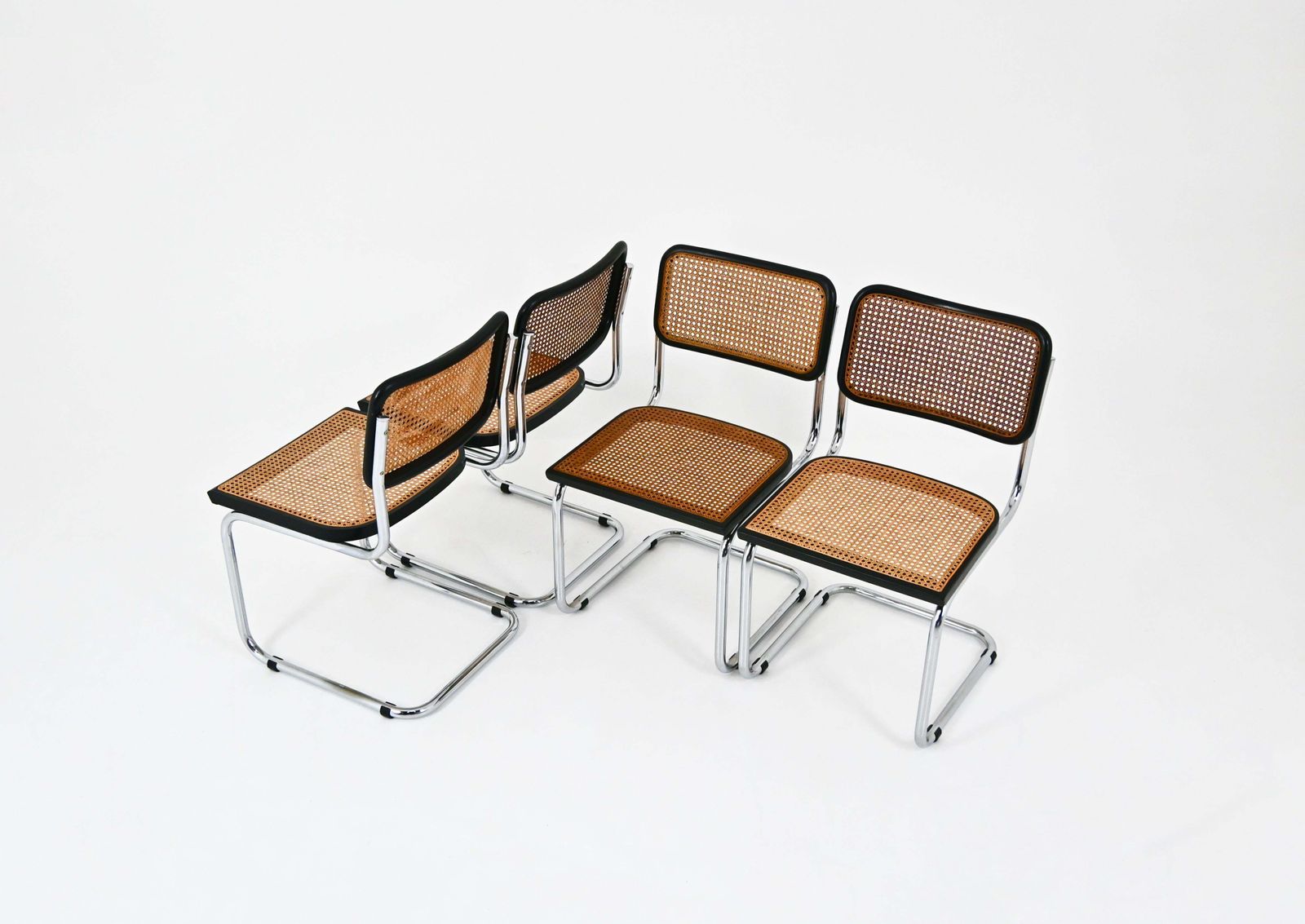 Dining Chairs Style B32 By Marcel Breuer Set Of 4 photo for sale
