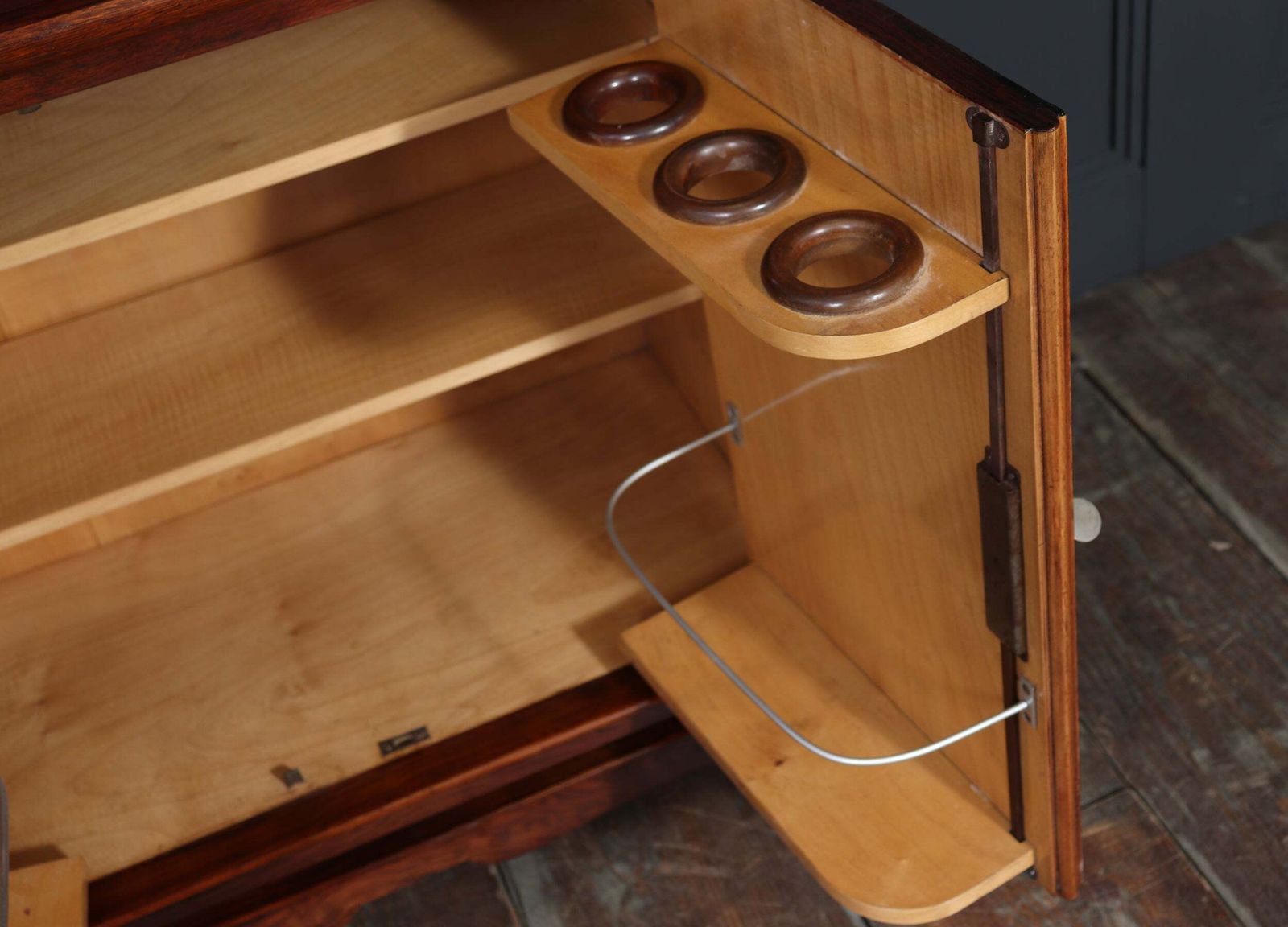 photo buy French Art Deco Rosewood Cocktail Cabinet