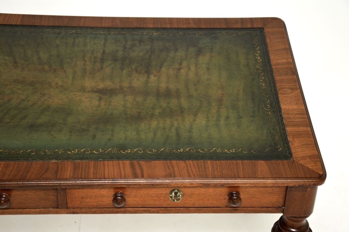 Antique William IV Walnut Partners Writing Table / Desk photo 1788.0