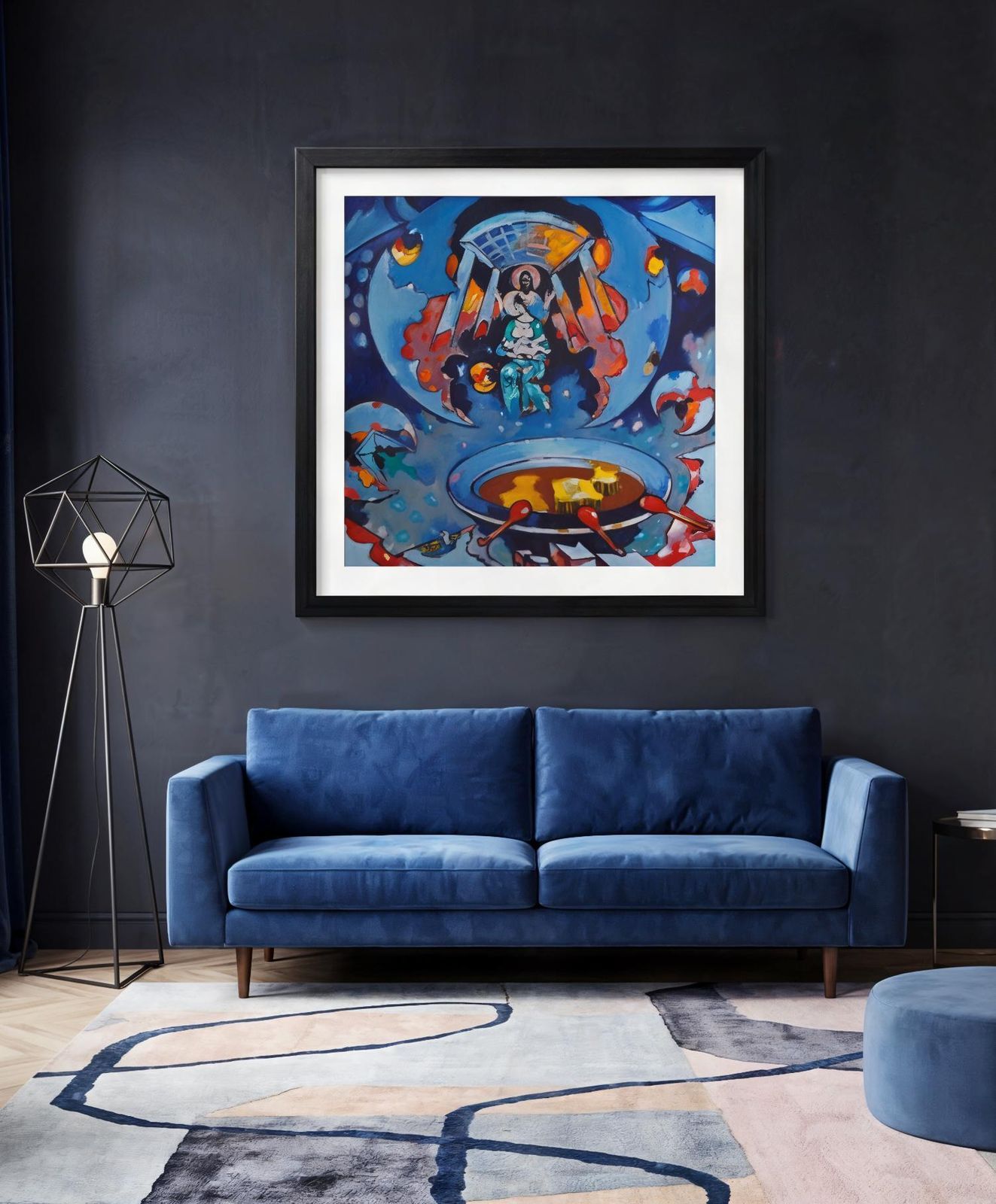 Honey Feast Of The Saviour. 1996. Oil On Canvas. 96/96 Cm photo for sale