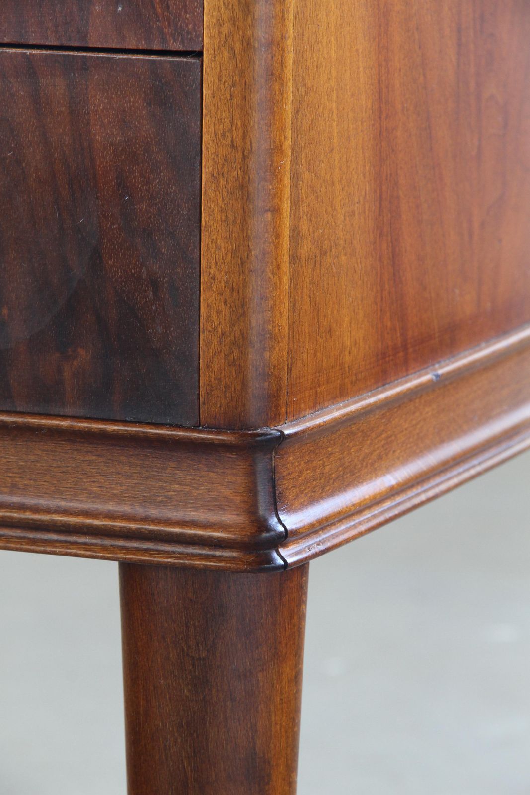 Vintage Art Deco Mahogany Writing Desk, Danish Mid Century Modern, 1950s photo 3311.0