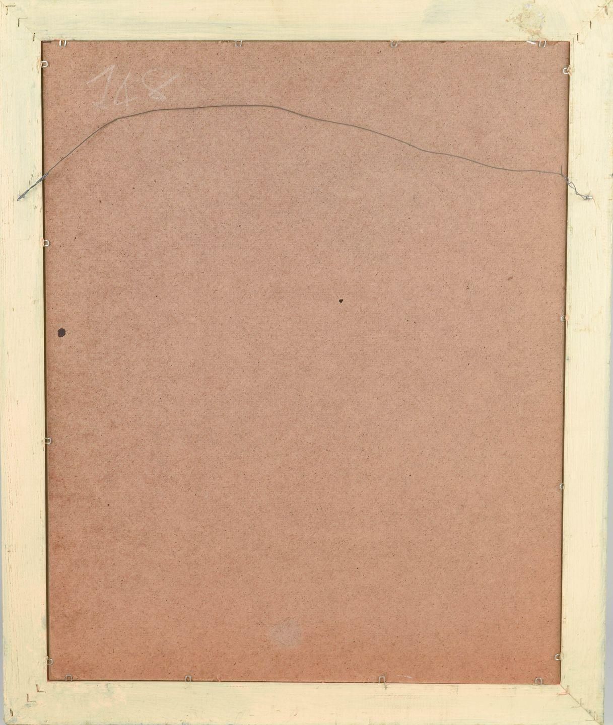 åke Arenhill. Color Lithograph. Composition With Cosmic Figures. Mid 20th C. photo 297.0