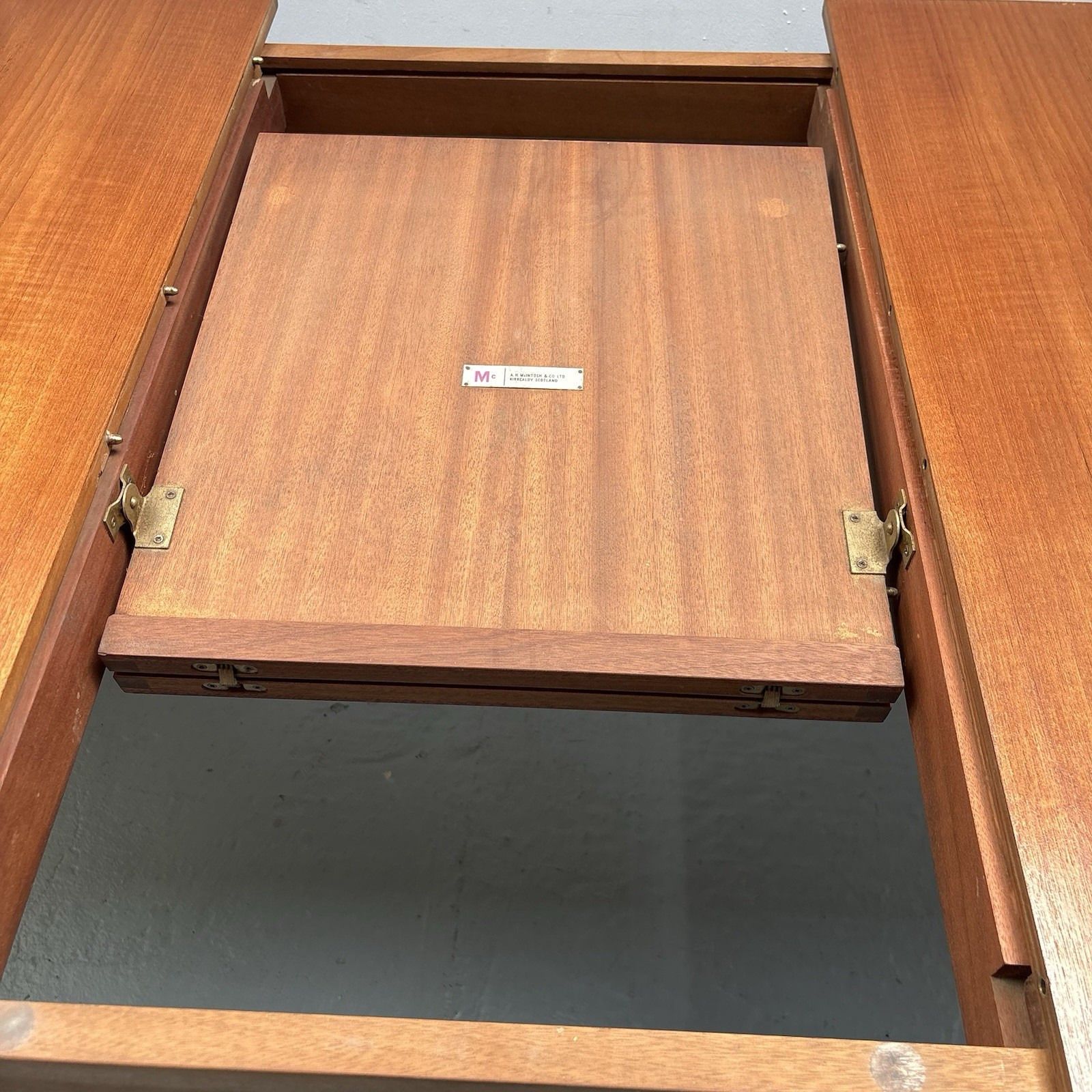 Mid Century Teak Extendable Dining Table From A H McIntosh Of Kirkcaldy, 1960s photo buy