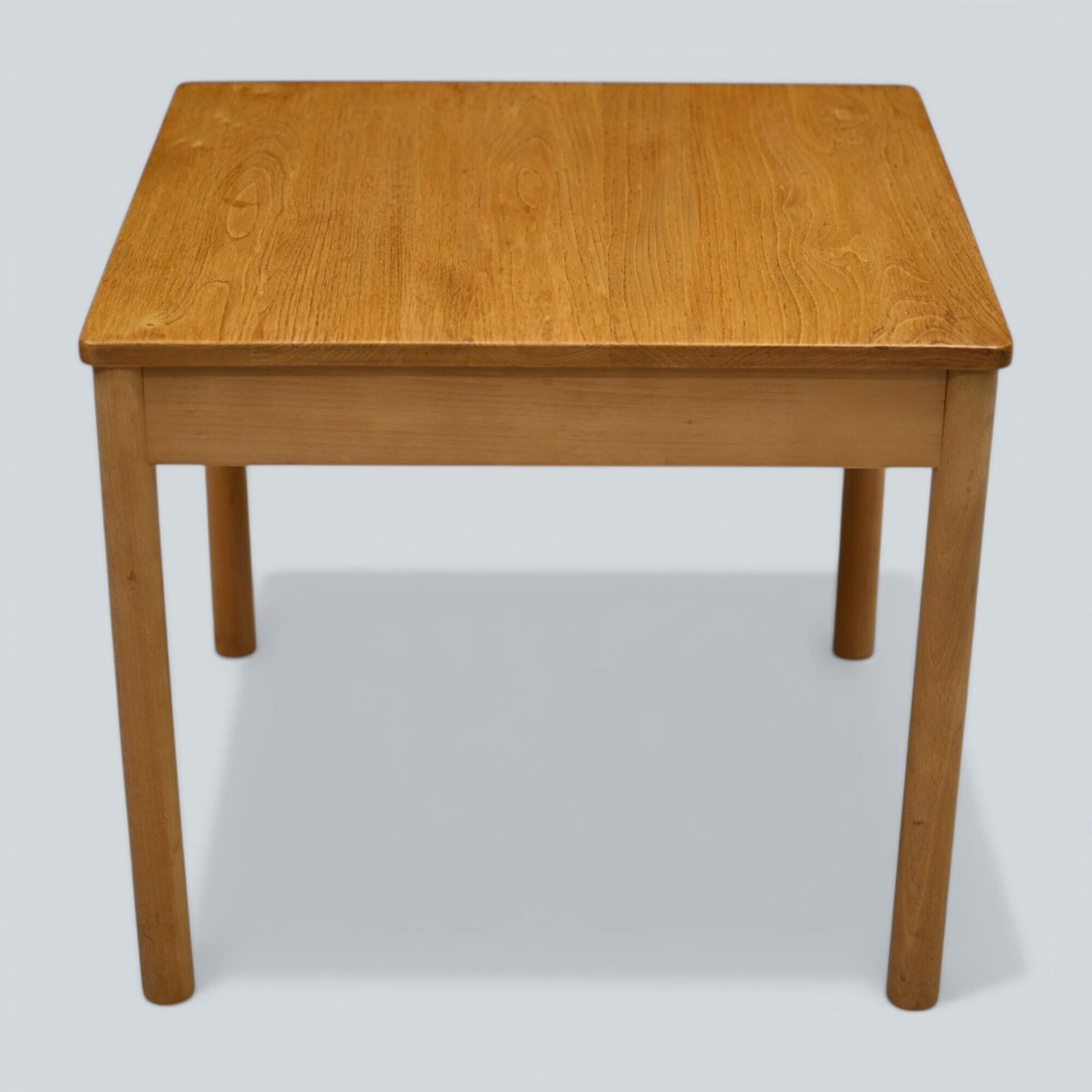 Ercol Side Coffee Supper Table Square Vintage Light Finish Free Uk Delivery photo for sale