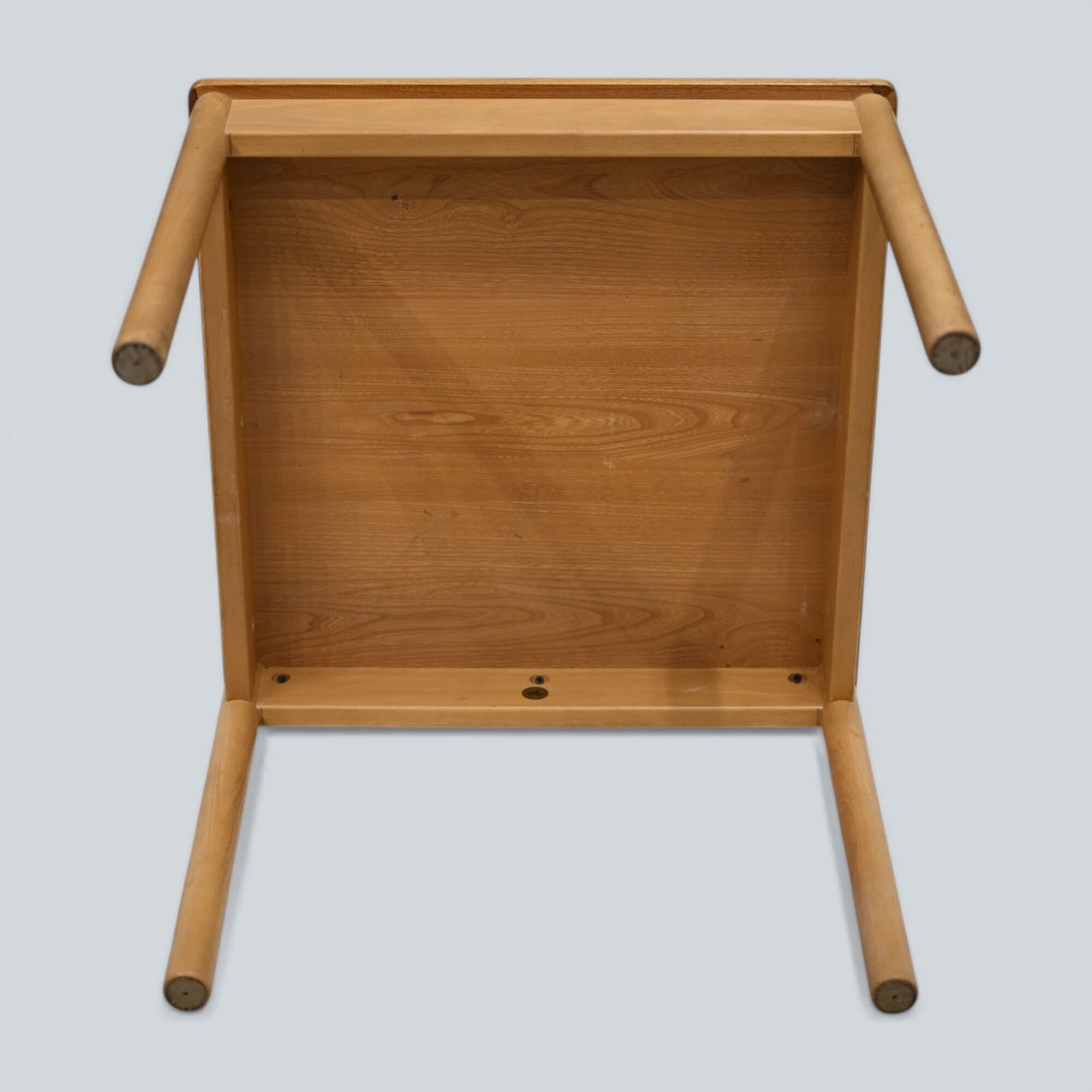 Furniture Ercol Side Coffee Supper Table Square Vintage Light Finish Free Uk Delivery photo