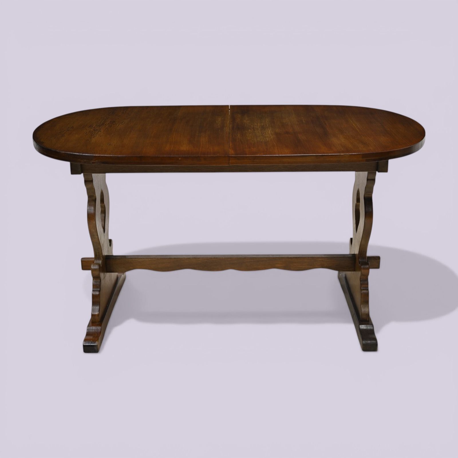 photo vintage Old Charm Style Extending Dining Table Seats 6 To 8 Places Free Uk Delivery
