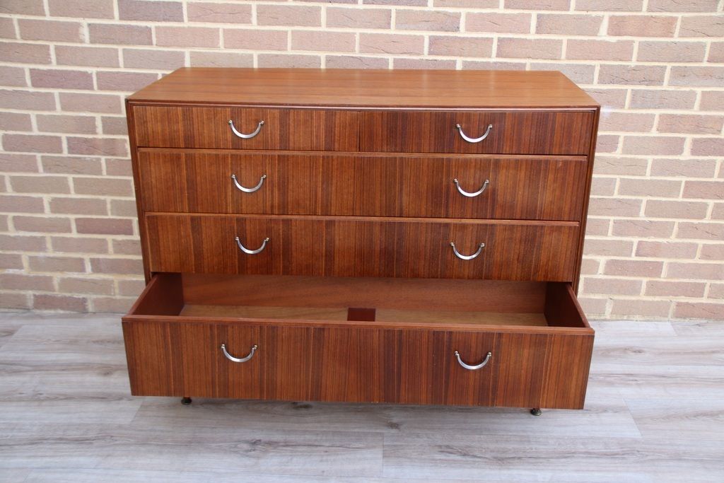 Meredew Mid Century Teak Wood Chest Of Drawers photo 675.0