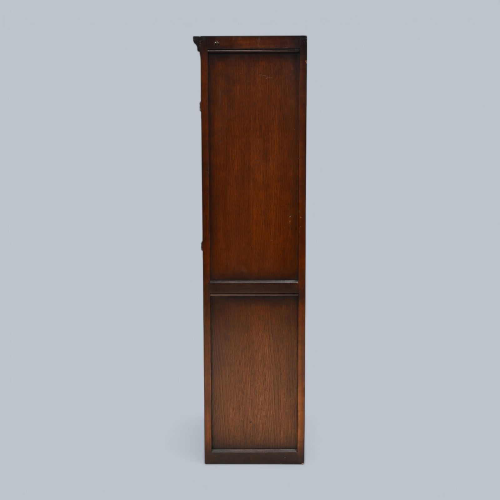 Old Charm Wall Top Unit Bookcase Leaded Glass Display Tudor Brown Free Delivery* photo for sale