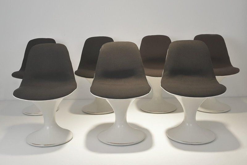 Swivel Chairs By Markus Farner + Walter Grunder For Vitra, 1965, Set Of 7 photo furniture