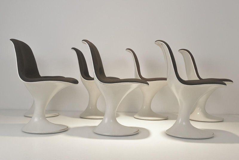 Swivel Chairs By Markus Farner + Walter Grunder For Vitra, 1965, Set Of 7 photo 8050.0