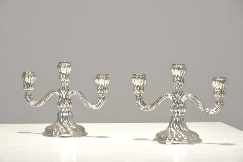 Silver 830/1000 Chandeliers, Germany, 1935, Set Of 2 photo for sale