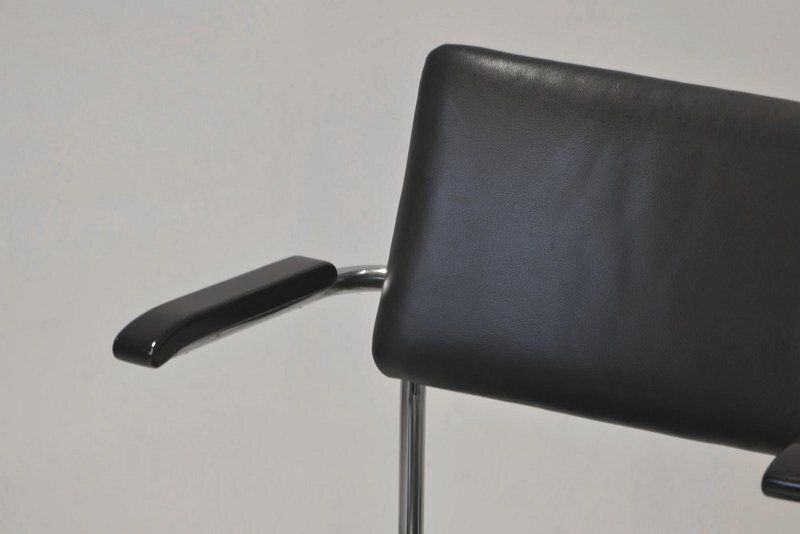 Furniture Desk Chair With Chrome Plated Steel Tube By Factory Design, 1950 photo