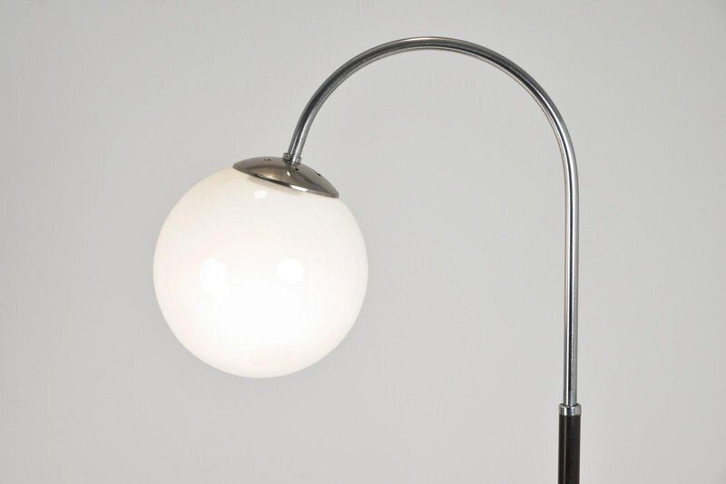 Height Adjustable Floor Lamp By Josef Hurka For Napako, Czech Republic, 1935 photo vintage