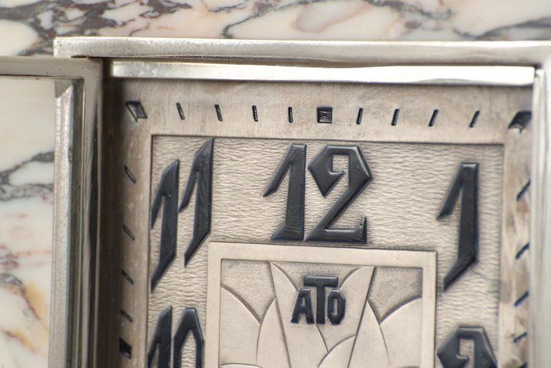 Home Decor Ato Table Clock By Leon Hatot, France, 1925 photo