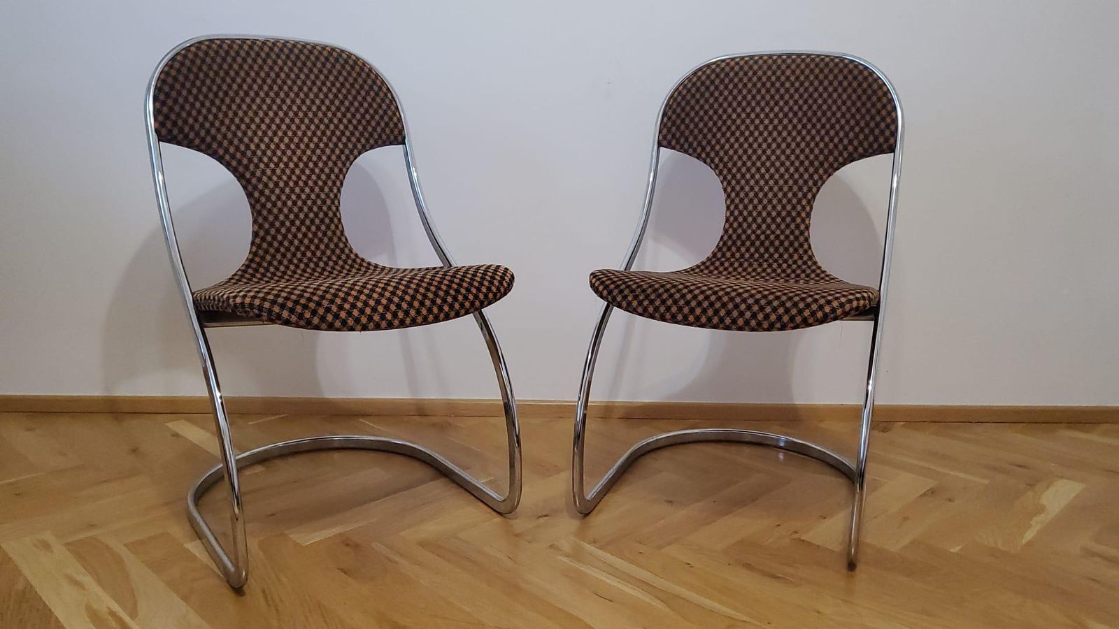 Paire de fauteuils mid-century rares dans le style de Gastone Rinaldi, Italie, années 1970 photo vinterior