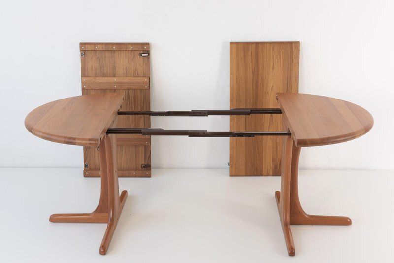 Extendable Table In Teak From Dyrlund, 1970 photo vinterior