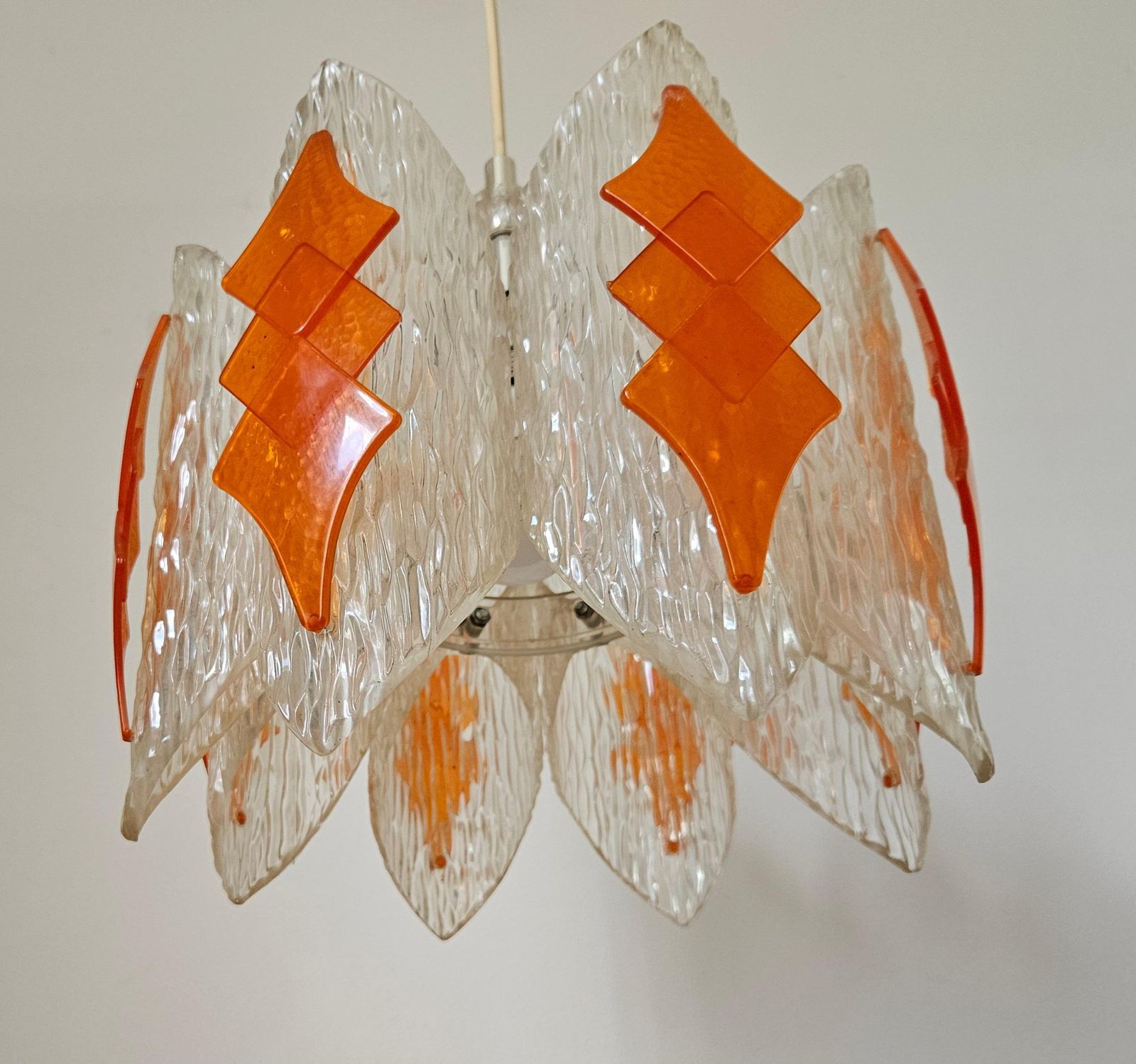 Zeldzame Mid Century Hanglamp, Duitsland, Jaren 1970 photo vinterior