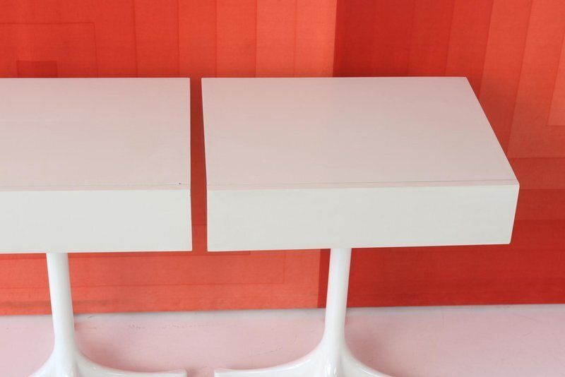Pedestal End Tables By George Nelson For Vitra / Miller, Germany, 1956, Set Of 2 photo buy