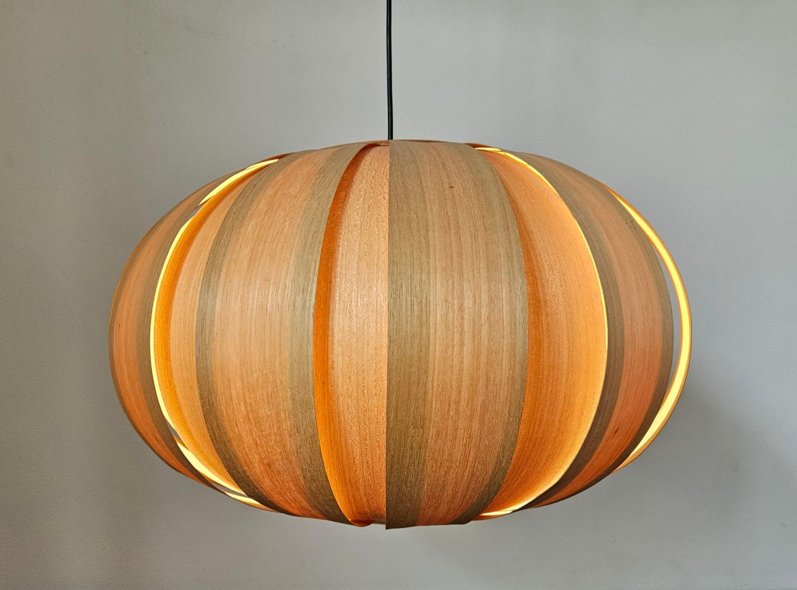 Grote fineren zeldzame mid-century hanglamp, Denemarken, jaren 1960 photo buy