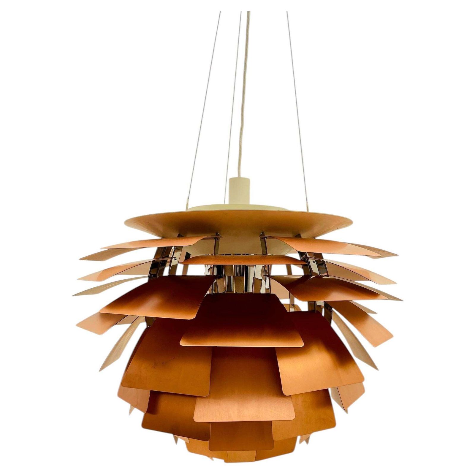 Large Copper Artichoke By Poul Henningsen For Louis Poulsen