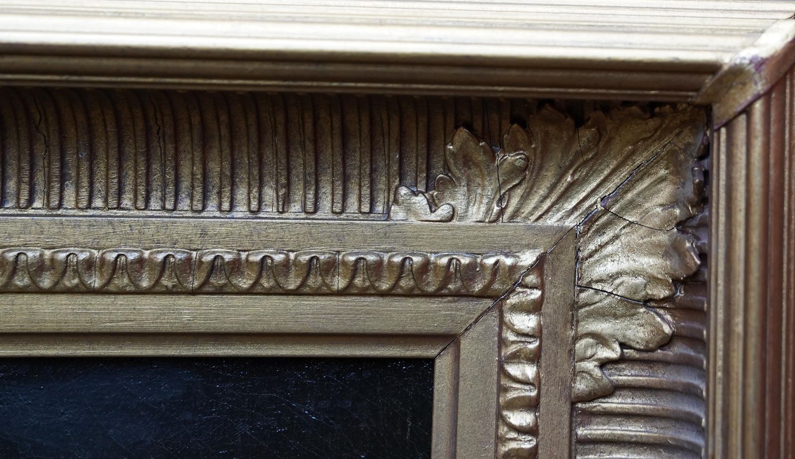photo furniture Yellow Chrysanthemums In Vase   French 19thc Floral Still Life Art Oil Painting
