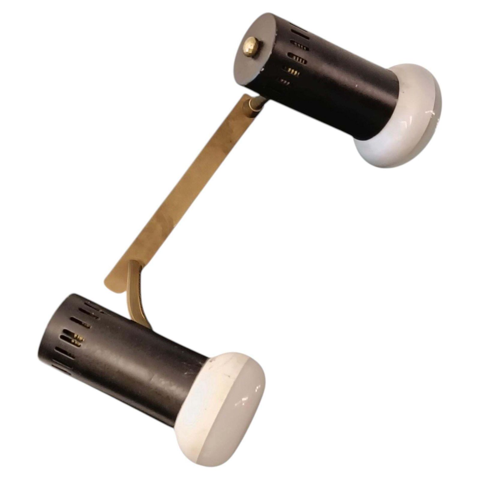 Wall Lamp With Two Adjustable Spotlights, Italy 1960s